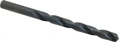 Precision Twist Drill - Letter T 135° High Speed Steel Jobber Drill - Oxide Finish, Right Hand Cut, Spiral Flute, Straight Shank, 4-7/8" OAL, Split Point - Americas Industrial Supply