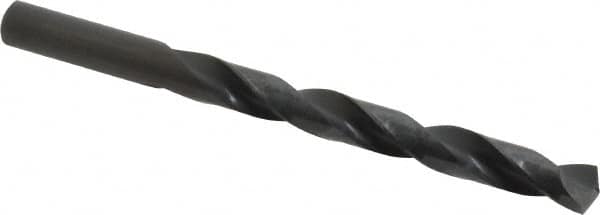 Precision Twist Drill - Letter Z 135° High Speed Steel Jobber Drill - Oxide Finish, Right Hand Cut, Spiral Flute, Straight Shank, 5-1/4" OAL, Split Point - Americas Industrial Supply