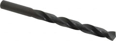Precision Twist Drill - Letter Z 135° High Speed Steel Jobber Drill - Oxide Finish, Right Hand Cut, Spiral Flute, Straight Shank, 5-1/4" OAL, Split Point - Americas Industrial Supply