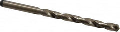 Precision Twist Drill - 0.246" 135° Cobalt Jobber Drill - Oxide/Gold Finish, Right Hand Cut, Spiral Flute, Straight Shank, 4" OAL, Split Point - Americas Industrial Supply