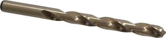 Precision Twist Drill - 0.404" 135° Cobalt Jobber Drill - Oxide/Gold Finish, Right Hand Cut, Spiral Flute, Straight Shank, 5-1/4" OAL, Split Point - Americas Industrial Supply