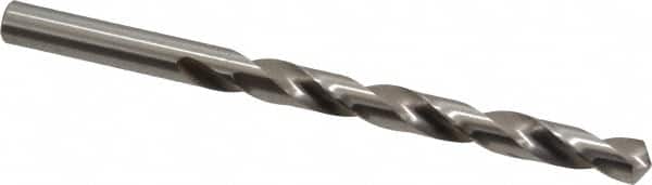 Precision Twist Drill - Letter Q 118° High Speed Steel Jobber Drill - Bright Finish, Right Hand Cut, Spiral Flute, Straight Shank, 4-3/4" OAL, Standard Point - Americas Industrial Supply