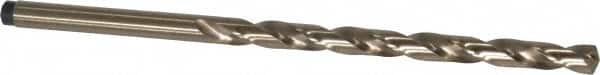 Precision Twist Drill - #20 135° Cobalt Jobber Drill - Oxide/Gold Finish, Right Hand Cut, Spiral Flute, Straight Shank, 3-1/4" OAL, Split Point - Americas Industrial Supply