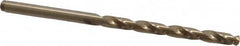 Precision Twist Drill - #22 135° Cobalt Jobber Drill - Oxide/Gold Finish, Right Hand Cut, Spiral Flute, Straight Shank, 3-1/8" OAL, Split Point - Americas Industrial Supply