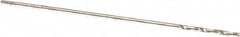 Precision Twist Drill - #77 135° Cobalt Jobber Drill - Oxide/Gold Finish, Right Hand Cut, Spiral Flute, Straight Shank, 7/8" OAL, Split Point - Americas Industrial Supply