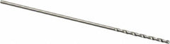 Precision Twist Drill - #71 118° High Speed Steel Jobber Drill - Bright Finish, Right Hand Cut, Spiral Flute, Straight Shank, 1-1/4" OAL, Standard Point - Americas Industrial Supply
