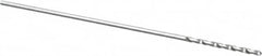 Precision Twist Drill - #75 118° High Speed Steel Jobber Drill - Bright Finish, Right Hand Cut, Spiral Flute, Straight Shank, 1" OAL, Standard Point - Americas Industrial Supply
