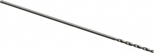 Precision Twist Drill - #78 118° High Speed Steel Jobber Drill - Bright Finish, Right Hand Cut, Spiral Flute, Straight Shank, 7/8" OAL, Standard Point - Americas Industrial Supply