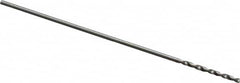Precision Twist Drill - #78 118° High Speed Steel Jobber Drill - Bright Finish, Right Hand Cut, Spiral Flute, Straight Shank, 7/8" OAL, Standard Point - Americas Industrial Supply