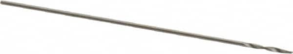Precision Twist Drill - #83 118° High Speed Steel Jobber Drill - Bright Finish, Right Hand Cut, Spiral Flute, Straight Shank, 3/4" OAL, Standard Point - Americas Industrial Supply
