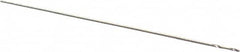 Precision Twist Drill - #89 118° High Speed Steel Jobber Drill - Bright Finish, Right Hand Cut, Spiral Flute, Straight Shank, 3/4" OAL, Standard Point - Americas Industrial Supply