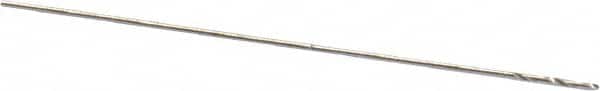 Precision Twist Drill - #90 118° High Speed Steel Jobber Drill - Bright Finish, Right Hand Cut, Spiral Flute, Straight Shank, 3/4" OAL, Standard Point - Americas Industrial Supply