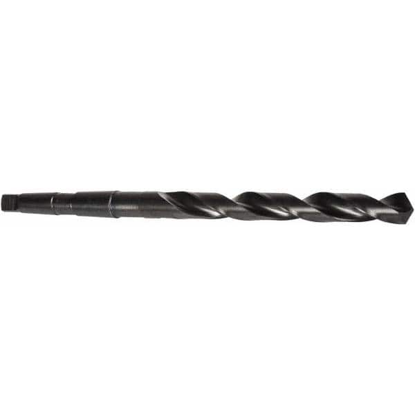 Precision Twist Drill - 1-1/8", 4MT 118° Point High Speed Steel Taper Shank Drill Bit - Americas Industrial Supply