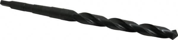 Precision Twist Drill - 35/64", 1MT 118° Point High Speed Steel Taper Shank Drill Bit - Oxide Finish, 4-7/8" Flute Length, 8-1/4" OAL, Spiral Flute, Series S209 - Americas Industrial Supply