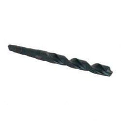 Precision Twist Drill - 51/64", 2MT 118° Point High Speed Steel Taper Shank Drill Bit - Oxide Finish, 6-1/8" Flute Length, 10" OAL, Spiral Flute, Series S209 - Americas Industrial Supply