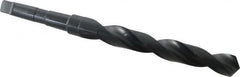 Precision Twist Drill - 7/8", 2MT 118° Point High Speed Steel Taper Shank Drill Bit - Oxide Finish, 6-1/8" Flute Length, 10" OAL, Spiral Flute, Series S209 - Americas Industrial Supply