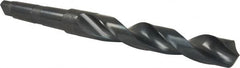 Precision Twist Drill - 1-1/8", 3MT 118° Point High Speed Steel Taper Shank Drill Bit - Oxide Finish, 7-1/8" Flute Length, 11-3/4" OAL, Spiral Flute, Series S209 - Americas Industrial Supply