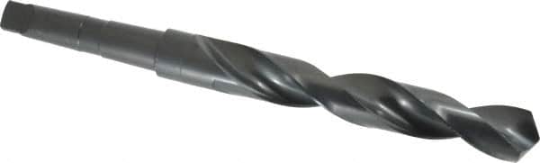 Precision Twist Drill - 1-5/32", 3MT 118° Point High Speed Steel Taper Shank Drill Bit - Oxide Finish, 7-1/4" Flute Length, 11-7/8" OAL, Spiral Flute, Series S209 - Americas Industrial Supply