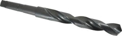 Precision Twist Drill - 1-5/32", 3MT 118° Point High Speed Steel Taper Shank Drill Bit - Oxide Finish, 7-1/4" Flute Length, 11-7/8" OAL, Spiral Flute, Series S209 - Americas Industrial Supply