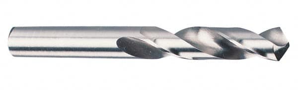 Cleveland - 0.2812" 135° Spiral Flute High Speed Steel Screw Machine Drill Bit - Bright Finish, Right Hand Cut, 1-1/2" Flute Length, 2-11/16" OAL, Split Point, Straight Shank - Americas Industrial Supply