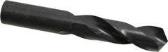 Precision Twist Drill - 55/64" 118° Spiral Flute High Speed Steel Screw Machine Drill Bit - Oxide Finish, Right Hand Cut, 3-1/2" Flute Length, 5-1/2" OAL, Standard Point, Straight Shank - Americas Industrial Supply