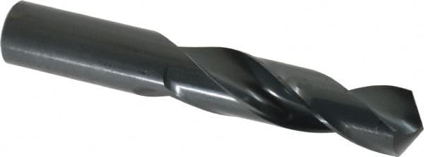 Precision Twist Drill - 63/64" 118° Spiral Flute High Speed Steel Screw Machine Drill Bit - Oxide Finish, Right Hand Cut, 4" Flute Length, 6" OAL, Standard Point, Straight Shank - Americas Industrial Supply