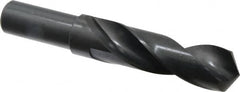 Precision Twist Drill - 1-3/16" 118° Spiral Flute High Speed Steel Screw Machine Drill Bit - Oxide Finish, Right Hand Cut, 4-1/4" Flute Length, 6-5/8" OAL, Standard Point, Straight Shank - Americas Industrial Supply