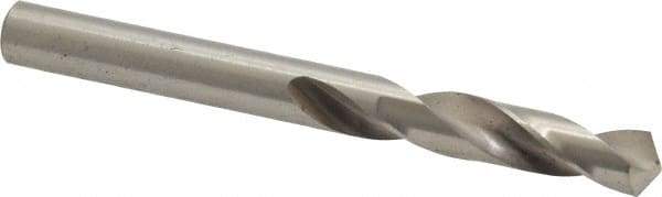 Precision Twist Drill - 0.266" 118° Spiral Flute High Speed Steel Screw Machine Drill Bit - Bright Finish, Right Hand Cut, 1-1/2" Flute Length, 2-11/16" OAL, Standard Point, Straight Shank - Americas Industrial Supply