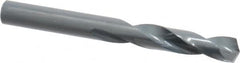 Precision Twist Drill - 0.295" 135° Spiral Flute High Speed Steel Screw Machine Drill Bit - Oxide Finish, Right Hand Cut, 1-9/16" Flute Length, 2-3/4" OAL, Split Point, Straight Shank - Americas Industrial Supply