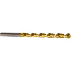 Precision Twist Drill - 12.5mm 135° Parabolic Flute High Speed Steel Taper Length Drill Bit - Americas Industrial Supply