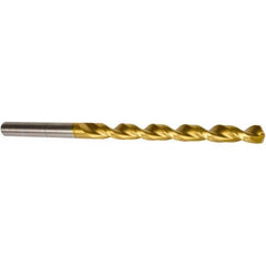 Precision Twist Drill - 1/2" 135° Parabolic Flute High Speed Steel Taper Length Drill Bit - Americas Industrial Supply