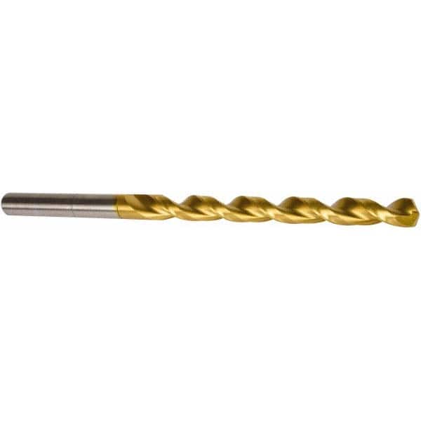 Precision Twist Drill - 11/32" 135° Parabolic Flute High Speed Steel Taper Length Drill Bit - Americas Industrial Supply