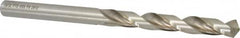 Precision Twist Drill - 19/32", 118° Point, Spiral Flute, High Speed Steel Taper Length Drill Bit - Bright Finish, 4-7/8" Flute Length, 8-3/4" OAL, Series R51 - Americas Industrial Supply