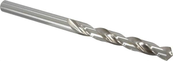 Precision Twist Drill - 5/8", 118° Point, Spiral Flute, High Speed Steel Taper Length Drill Bit - Bright Finish, 4-7/8" Flute Length, 8-3/4" OAL, Series R51 - Americas Industrial Supply