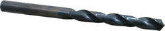 Precision Twist Drill - 47/64", 118° Point, Spiral Flute, High Speed Steel Taper Length Drill Bit - Oxide Finish, 5-7/8" Flute Length, 9-3/4" OAL, Series R51 - Americas Industrial Supply