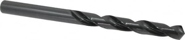Precision Twist Drill - 49/64", 118° Point, Spiral Flute, High Speed Steel Taper Length Drill Bit - Oxide Finish, 6" Flute Length, 9-7/8" OAL, Series R51 - Americas Industrial Supply