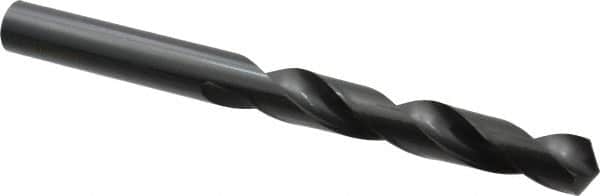 Precision Twist Drill - 57/64", 118° Point, Spiral Flute, High Speed Steel Taper Length Drill Bit - Oxide Finish, 6-1/8" Flute Length, 10" OAL, Series R51 - Americas Industrial Supply