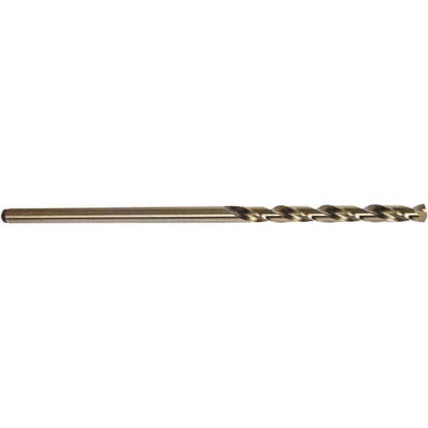 Precision Twist Drill - 0.11" Diam, 6" OAL Oxide/Gold Cobalt Aircraft Extension Drill Bit - Americas Industrial Supply