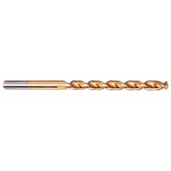 Cleveland - 31/64" 135° Parabolic Flute Cobalt Taper Length Drill Bit - Americas Industrial Supply