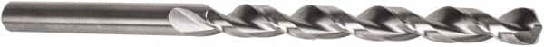 Precision Twist Drill - 5/8", 135° Point, Parabolic Flute, High Speed Steel Taper Length Drill Bit - Bright Finish, 4-7/8" Flute Length, 8-3/4" OAL, Series QC91P - Americas Industrial Supply