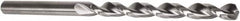 Precision Twist Drill - 5/8", 135° Point, Parabolic Flute, High Speed Steel Taper Length Drill Bit - Bright Finish, 4-7/8" Flute Length, 8-3/4" OAL, Series QC91P - Americas Industrial Supply