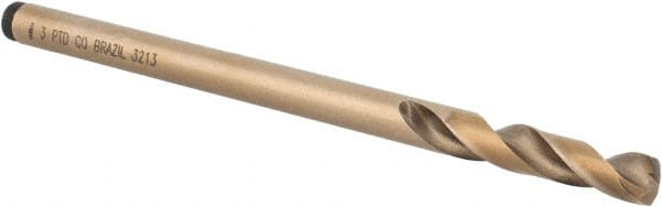 Precision Twist Drill - #3 135° Spiral Flute Cobalt Screw Machine Drill Bit - Americas Industrial Supply