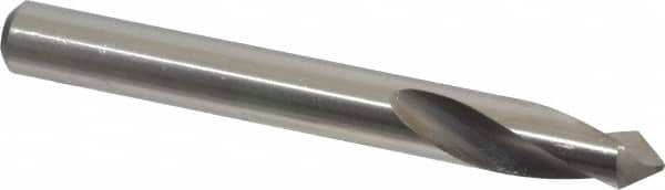 Precision Twist Drill - 3/8" Body Diam, 90°, 3-1/8" OAL, High Speed Steel Spotting Drill - Americas Industrial Supply