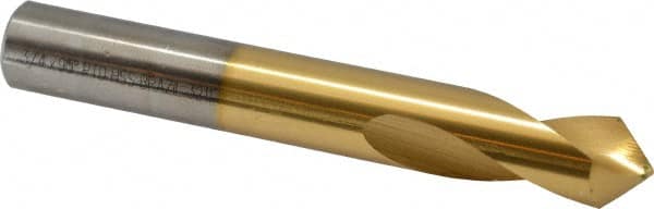 Precision Twist Drill - 3/4" Body Diam, 90°, 5" OAL, High Speed Steel Spotting Drill - Americas Industrial Supply