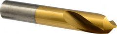 Precision Twist Drill - 1" Body Diam, 90°, 6" OAL, High Speed Steel Spotting Drill - Americas Industrial Supply