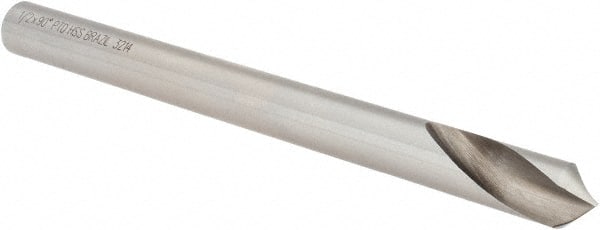 Precision Twist Drill - 1/2" Body Diam, 90°, 6" OAL, High Speed Steel Spotting Drill - Americas Industrial Supply