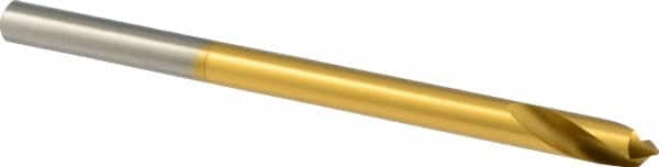 Precision Twist Drill - 1/4" Body Diam, 90°, 4" OAL, High Speed Steel Spotting Drill - Americas Industrial Supply