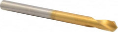 Precision Twist Drill - 3/8" Body Diam, 90°, 5" OAL, High Speed Steel Spotting Drill - Americas Industrial Supply