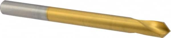 Precision Twist Drill - 1/2" Body Diam, 90°, 6" OAL, High Speed Steel Spotting Drill - Americas Industrial Supply