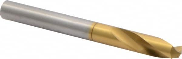 Precision Twist Drill - 1/4" Body Diam, 120°, 2-1/2" OAL, High Speed Steel Spotting Drill - Americas Industrial Supply